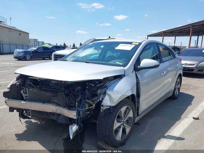 2019 Hyundai Ioniq VIN KMHC75LH7KU045886 IAAI salvage auction — BIOHAZARD/CHEMICAL, Salvage (California), sold $325 on 2026-07-14 (photo 2)