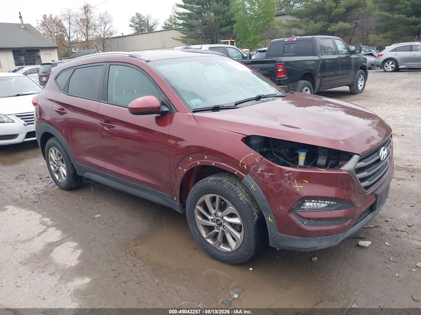 2016 Hyundai Tucson VIN KM8J3CA45GU182503 IAAI salvage auction — RIGHT FRONT, Clear (Massachusetts), sold $2,550 on 2026-07-15 (photo 1)