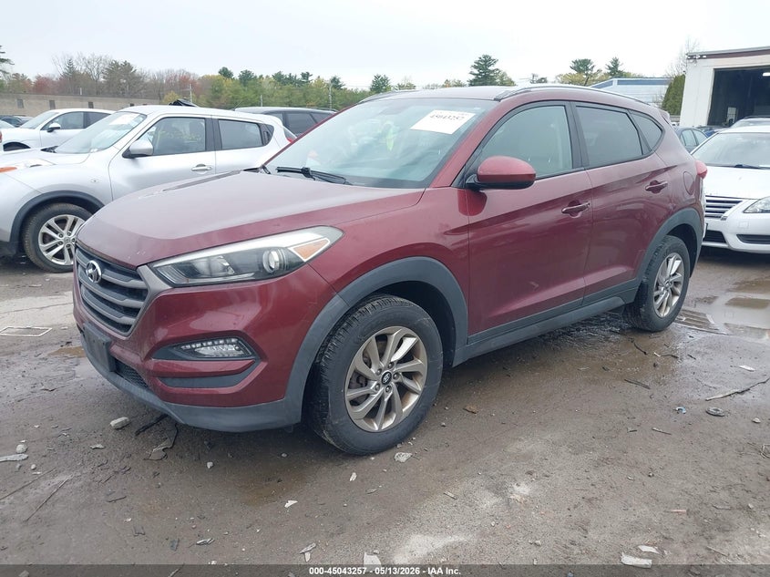 2016 Hyundai Tucson VIN KM8J3CA45GU182503 IAAI salvage auction — RIGHT FRONT, Clear (Massachusetts), sold $2,550 on 2026-07-15 (photo 2)