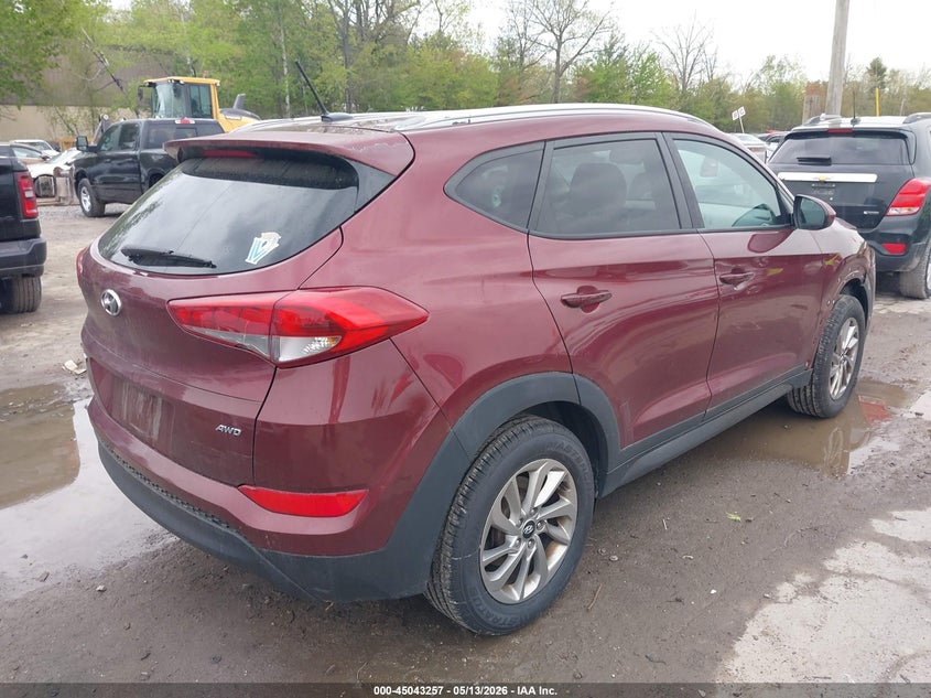 2016 Hyundai Tucson VIN KM8J3CA45GU182503 IAAI salvage auction — RIGHT FRONT, Clear (Massachusetts), sold $2,550 on 2026-07-15 (photo 4)