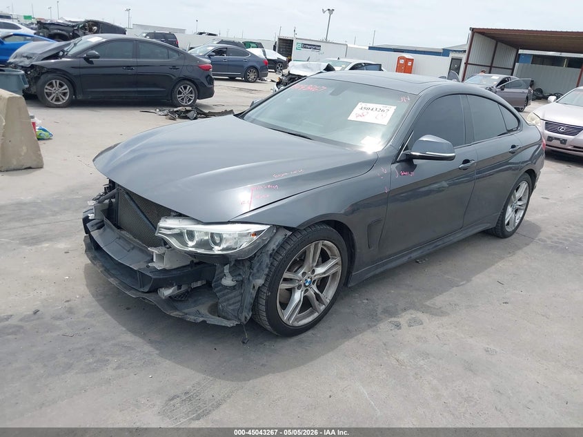 2016 BMW 4er VIN WBA4A9C52GG508589 IAAI salvage auction — FRONT END, Salvage (Texas), sold $2,550 on 2026-07-09 (photo 2)