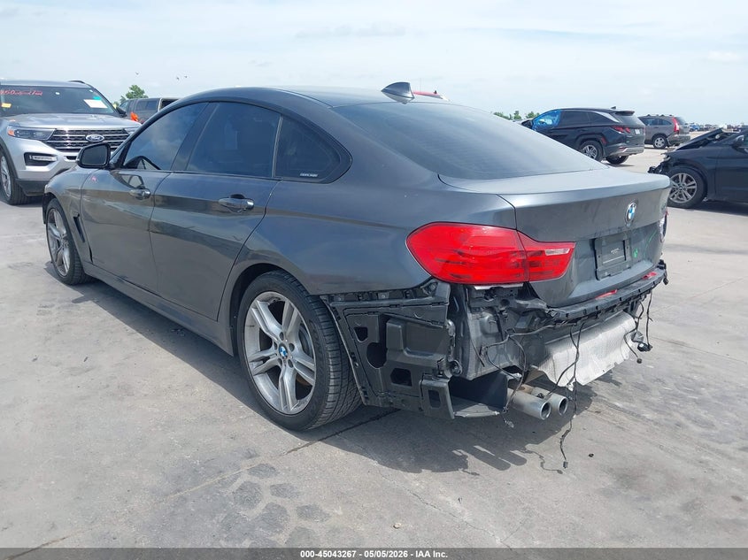 2016 BMW 4er VIN WBA4A9C52GG508589 IAAI salvage auction — FRONT END, Salvage (Texas), sold $2,550 on 2026-07-09 (photo 3)