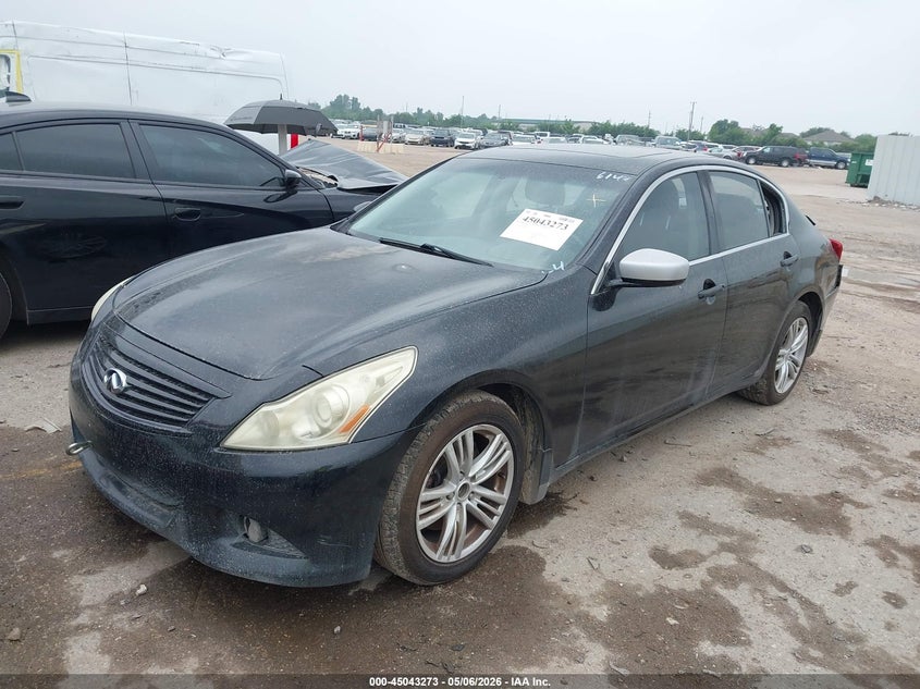 2012 Infiniti G VIN JN1CV6AP0CM626144 IAAI salvage auction — REAR END, Salvage (Texas), sold $25 on 2026-07-15 (photo 2)