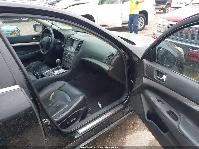 2012 Infiniti G VIN JN1CV6AP0CM626144 IAAI salvage auction — REAR END, Salvage (Texas), sold $25 on 2026-07-15 (photo 5)