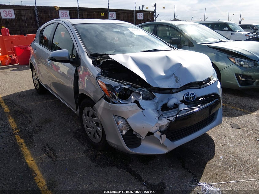2016 Toyota Prius c VIN JTDKDTB37G1119075 IAAI salvage auction — FRONT END, Salvage (Colorado), sold $1,250 on 2026-07-14 (photo 1)