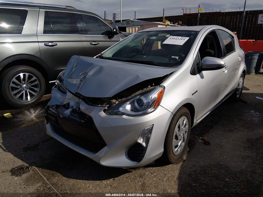 2016 Toyota Prius c VIN JTDKDTB37G1119075 IAAI salvage auction — FRONT END, Salvage (Colorado), sold $1,250 on 2026-07-14 (photo 2)
