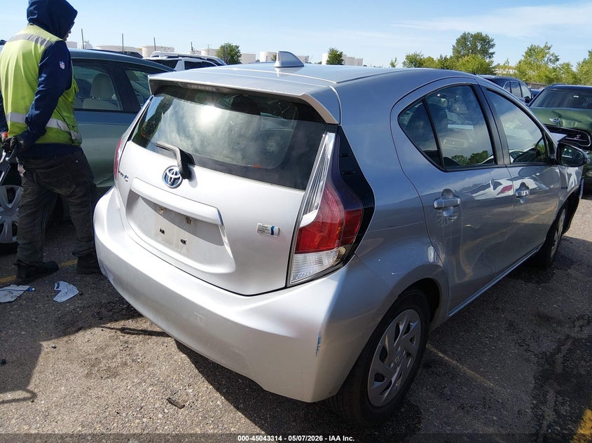 2016 Toyota Prius c VIN JTDKDTB37G1119075 IAAI salvage auction — FRONT END, Salvage (Colorado), sold $1,250 on 2026-07-14 (photo 4)