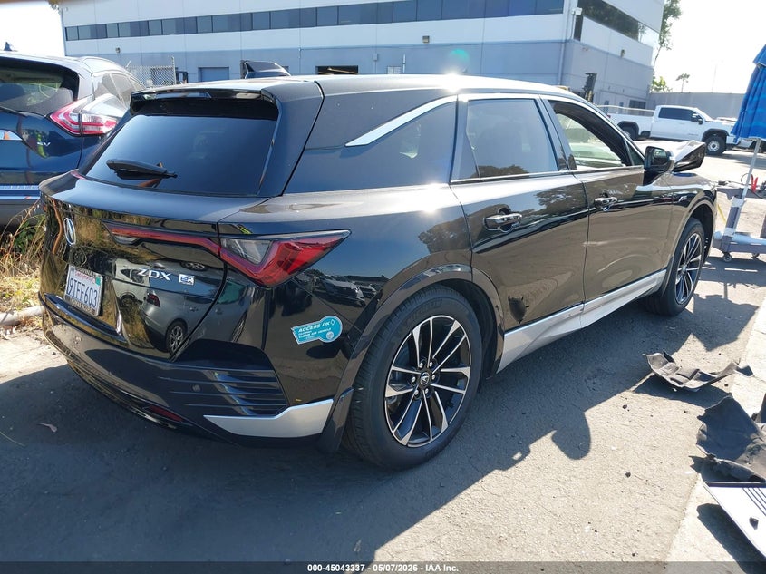 2024 Acura Zdx VIN 4W5KHMRK4RZ515592 IAAI salvage auction — REAR END, Wait Title, sold $6,800 on 2026-08-01 (photo 4)