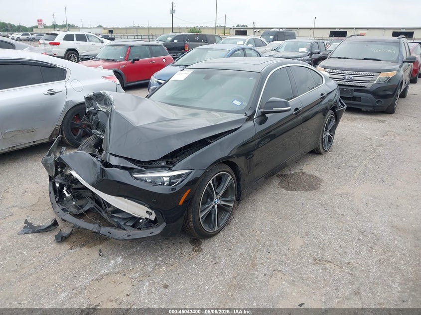 2019 BMW 4er VIN WBA4J1C5XKBM15469 IAAI salvage auction — FRONT & REAR, Salvage (Texas), sold $500 on 2026-07-29 (photo 2)