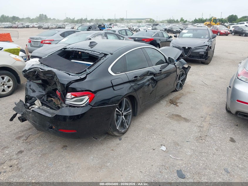 2019 BMW 4er VIN WBA4J1C5XKBM15469 IAAI salvage auction — FRONT & REAR, Salvage (Texas), sold $500 on 2026-07-29 (photo 4)
