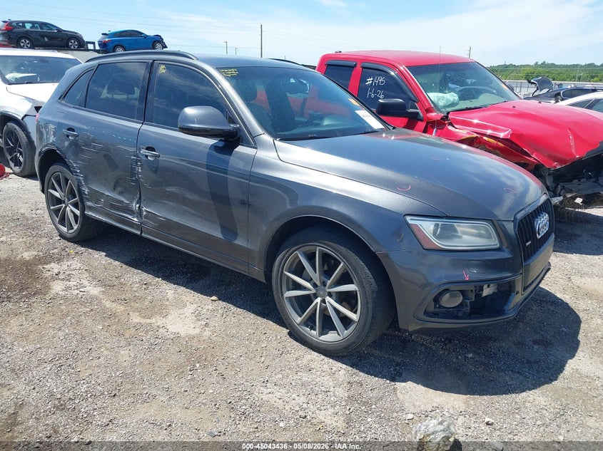 2015 Audi Q5 VIN WA1DMAFP4FA123782 IAAI salvage auction — SIDE, Clear (Oklahoma), sold $4,250 on 2026-07-09 (photo 1)
