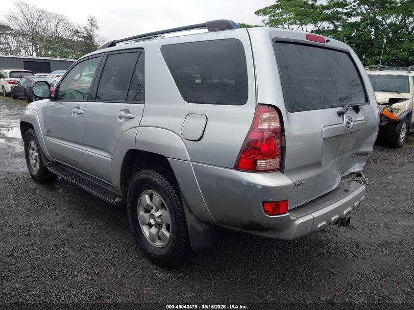 2004 Toyota 4runner VIN JTEZU14R248011515 IAAI salvage auction — RIGHT REAR, Salvage (Hawaii), sold $1,500 on 2026-07-07 (photo 3)