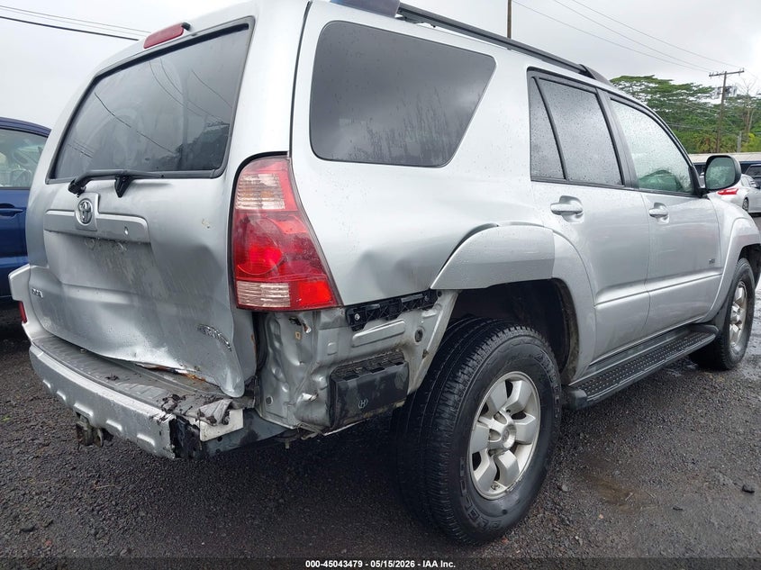 2004 Toyota 4runner VIN JTEZU14R248011515 IAAI salvage auction — RIGHT REAR, Salvage (Hawaii), sold $1,500 on 2026-07-07 (photo 6)