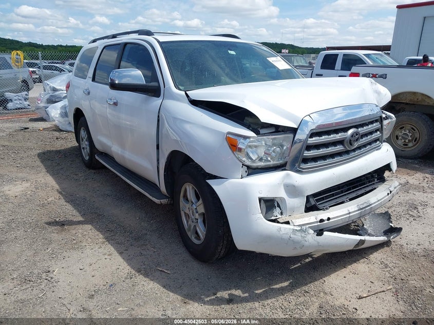 2008 Toyota Sequoia VIN 5TDZY68A48S009650 IAAI salvage auction — FRONT END, Clear (Oklahoma), sold $2,900 on 2026-07-07 (photo 1)