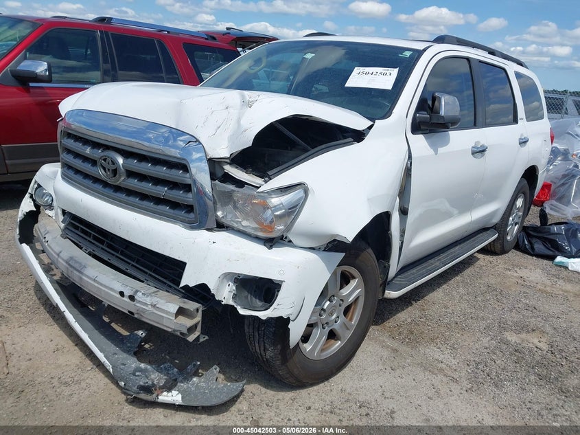 2008 Toyota Sequoia VIN 5TDZY68A48S009650 IAAI salvage auction — FRONT END, Clear (Oklahoma), sold $2,900 on 2026-07-07 (photo 2)