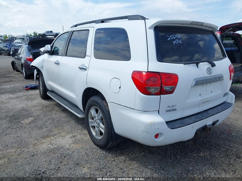 2008 Toyota Sequoia VIN 5TDZY68A48S009650 IAAI salvage auction — FRONT END, Clear (Oklahoma), sold $2,900 on 2026-07-07 (photo 3)
