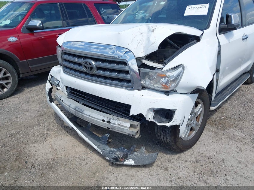 2008 Toyota Sequoia VIN 5TDZY68A48S009650 IAAI salvage auction — FRONT END, Clear (Oklahoma), sold $2,900 on 2026-07-07 (photo 6)