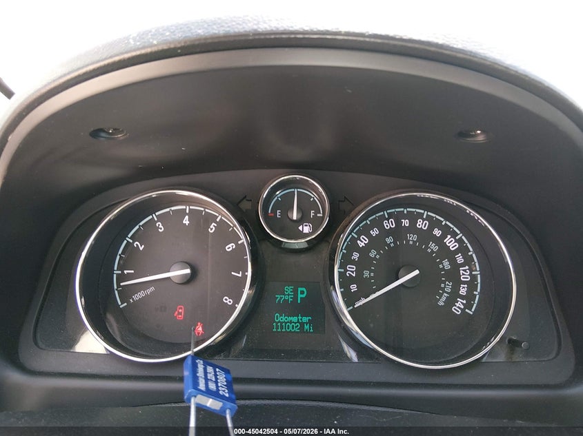 2012 Chevrolet Captiva sport VIN 3GNFL4E5XCS621618 IAAI salvage auction — FRONT & REAR, Original (Texas), sold $550 on 2026-07-08 (photo 7)