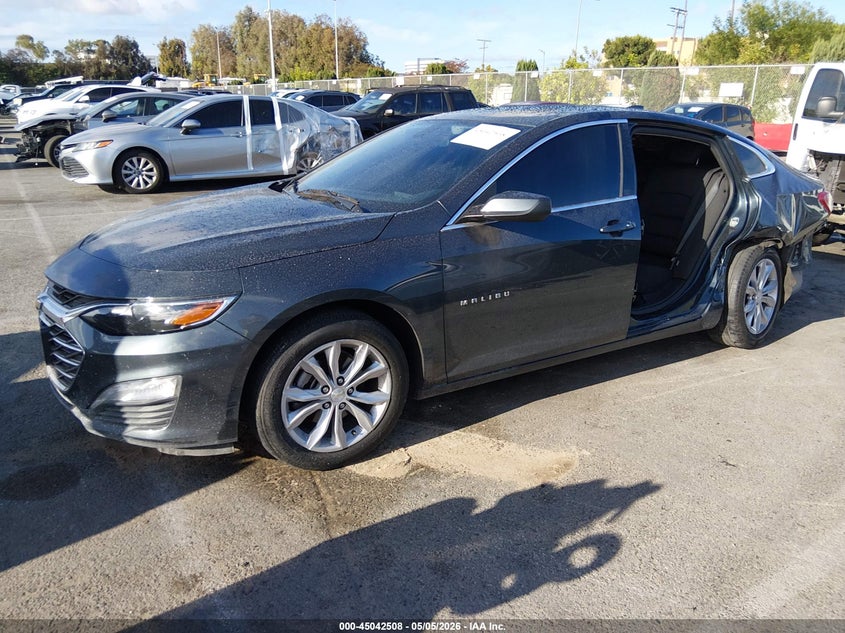 2021 Chevrolet Malibu VIN 1G1ZD5ST6MF024086 IAAI salvage auction — REAR END, Salvage (California), sold $1,925 on 2026-07-09 (photo 2)