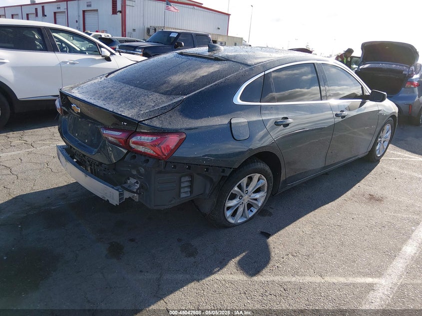 2021 Chevrolet Malibu VIN 1G1ZD5ST6MF024086 IAAI salvage auction — REAR END, Salvage (California), sold $1,925 on 2026-07-09 (photo 4)