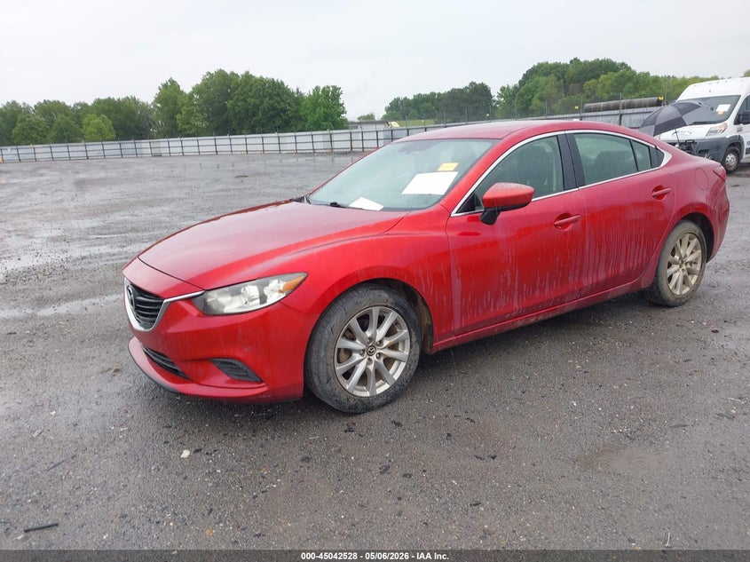 2015 Mazda 6 VIN JM1GJ1U62F1164255 IAAI salvage auction — RIGHT FRONT, Salvage (Arkansas), sold $750 on 2026-08-31 (photo 2)