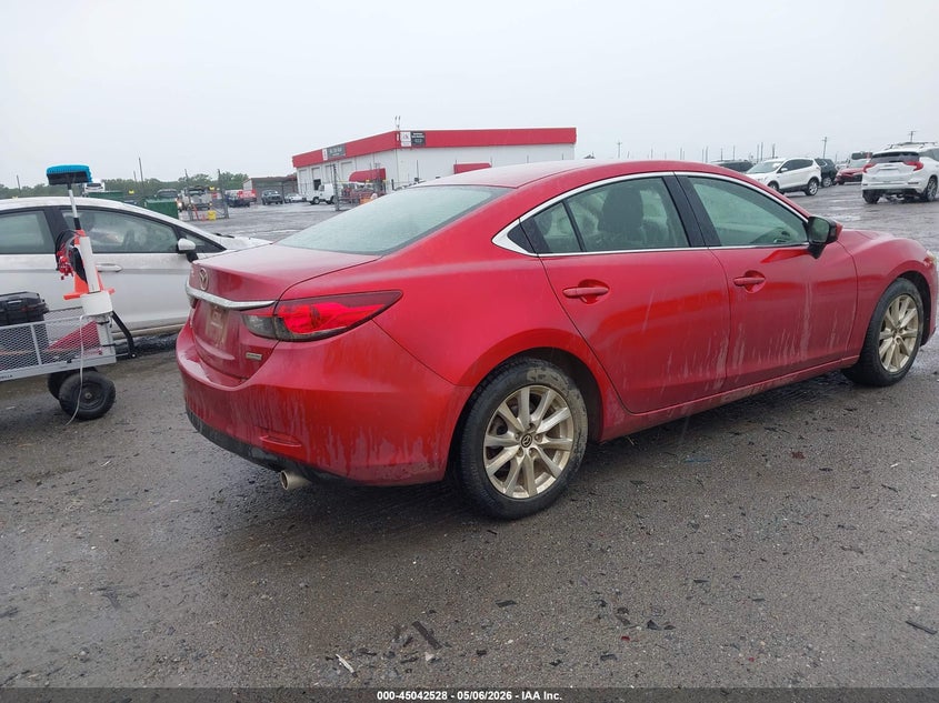 2015 Mazda 6 VIN JM1GJ1U62F1164255 IAAI salvage auction — RIGHT FRONT, Salvage (Arkansas), sold $750 on 2026-08-31 (photo 4)
