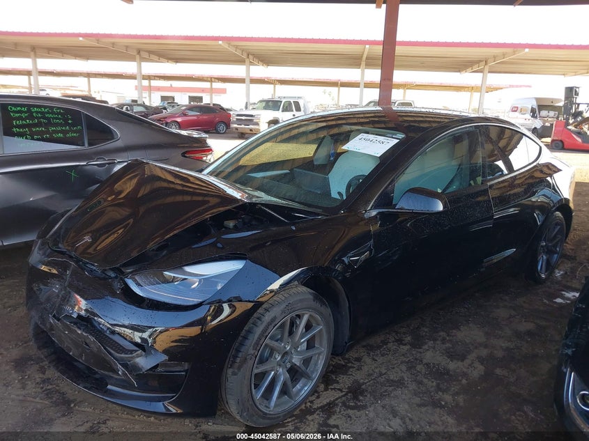 2023 Tesla Model 3 VIN 5YJ3E1EA8PF661339 IAAI salvage auction — FRONT END, Salvage (Arizona), sold $6,200 on 2026-07-30 (photo 2)