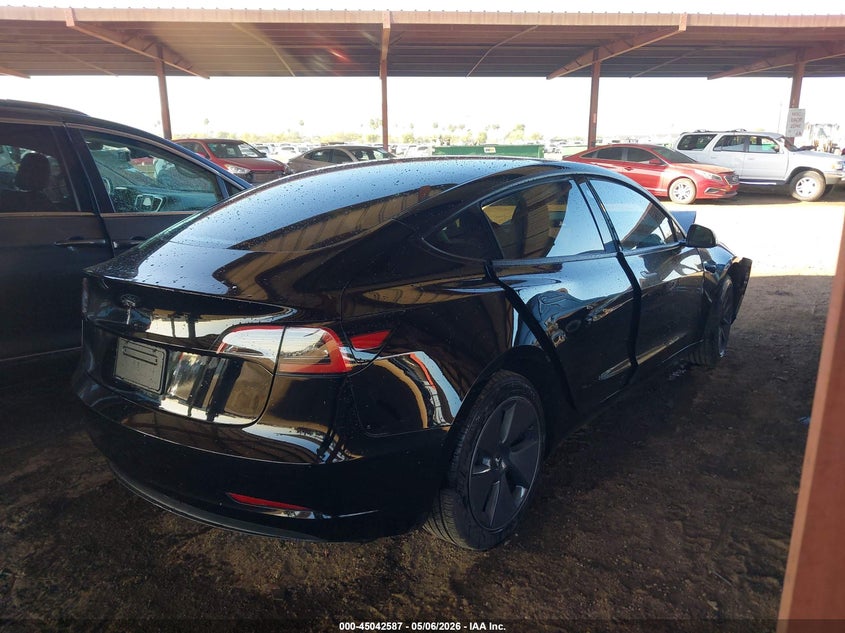 2023 Tesla Model 3 VIN 5YJ3E1EA8PF661339 IAAI salvage auction — FRONT END, Salvage (Arizona), sold $6,200 on 2026-07-30 (photo 4)