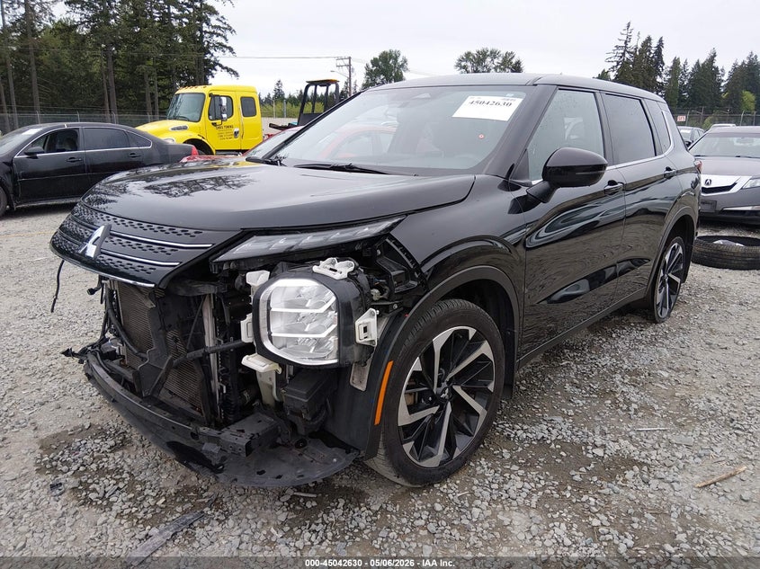 2022 Mitsubishi Outlander VIN JA4J4TA87NZ074186 IAAI salvage auction — RIGHT FRONT, Bill Of Sale (Washington), sold $4,350 on 2026-07-15 (photo 2)