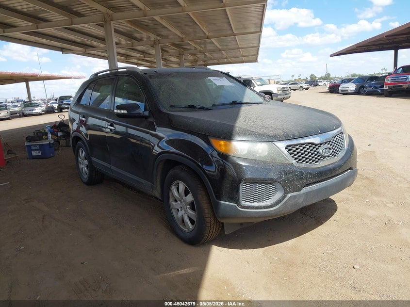 2012 Kia Sorento VIN 5XYKT4A22CG196609 IAAI salvage auction — ENGINE DAMAGE, Clear (Montana), sold $250 on 2026-07-07 (photo 1)