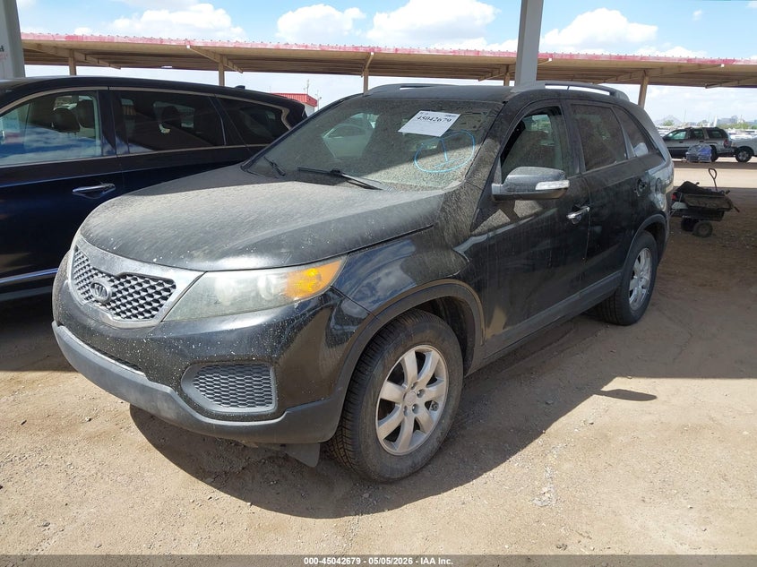 2012 Kia Sorento VIN 5XYKT4A22CG196609 IAAI salvage auction — ENGINE DAMAGE, Clear (Montana), sold $250 on 2026-07-07 (photo 2)