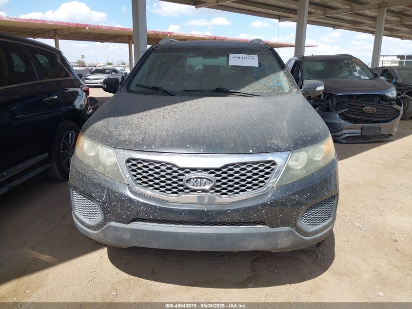 2012 Kia Sorento VIN 5XYKT4A22CG196609 IAAI salvage auction — ENGINE DAMAGE, Clear (Montana), sold $250 on 2026-07-07 (photo 6)