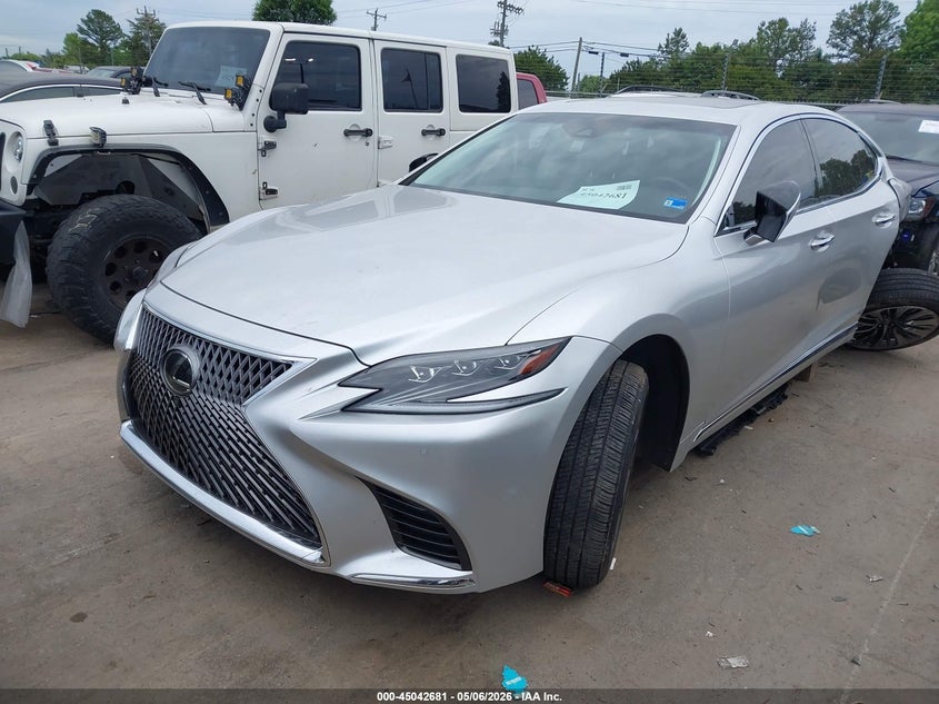 2018 Lexus Ls VIN JTHB51FF2J5006509 IAAI salvage auction — LEFT REAR, Salvage (Virginia), sold $11,675 on 2026-07-06 (photo 2)