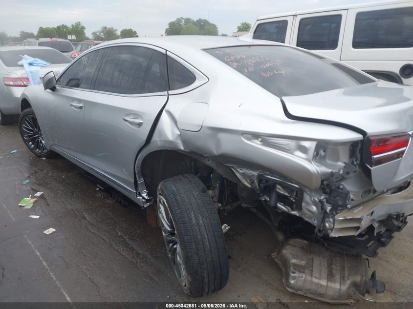 2018 Lexus Ls VIN JTHB51FF2J5006509 IAAI salvage auction — LEFT REAR, Salvage (Virginia), sold $11,675 on 2026-07-06 (photo 3)