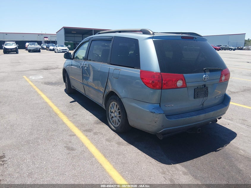 2006 Toyota Sienna VIN 5TDZA23C06S445446 IAAI salvage auction — NORMAL WEAR, Salvage (Texas), sold $125 on 2026-07-29 (photo 3)