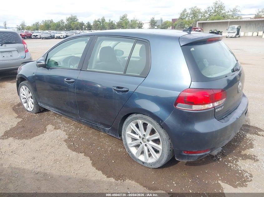 2013 Volkswagen Golf VIN WVWDM7AJXDW133650 IAAI salvage auction — NORMAL WEAR, Salvage (Texas), sold $300 on 2026-07-06 (photo 3)