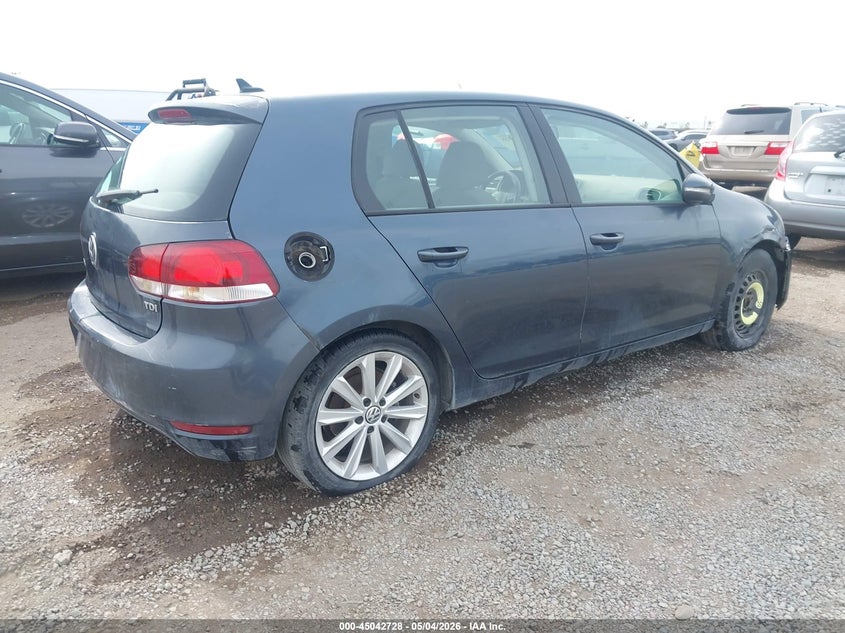 2013 Volkswagen Golf VIN WVWDM7AJXDW133650 IAAI salvage auction — NORMAL WEAR, Salvage (Texas), sold $300 on 2026-07-06 (photo 4)