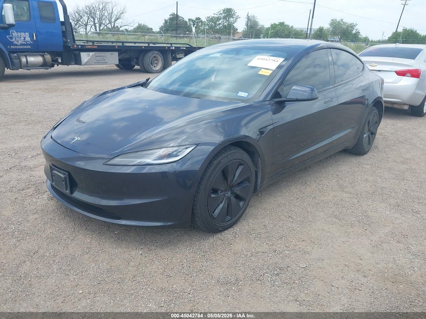 2025 Tesla Model 3 VIN 5YJ3E1EA1SF018811 IAAI salvage auction — RIGHT SIDE, Original (Texas), sold $11,350 on 2026-07-23 (photo 2)
