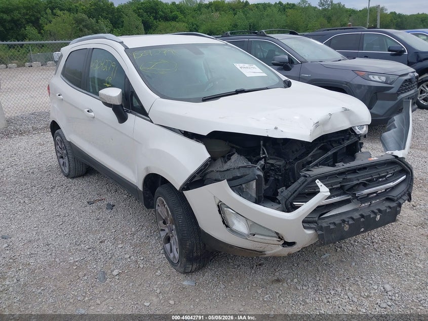 2021 Ford Ecosport VIN MAJ6S3KL4MC439354 IAAI salvage auction — FRONT END, Salvage (Ohio), sold $1,050 on 2026-07-22 (photo 1)