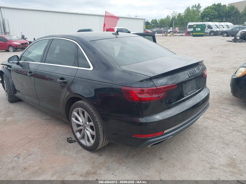 2019 Audi A4 VIN WAUGMAF47KN007999 IAAI salvage auction — FRONT END, Clear (Oklahoma), sold $4,500 on 2026-07-22 (photo 3)