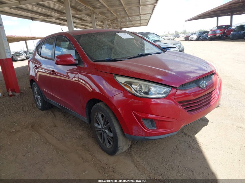 2015 Hyundai Tucson VIN KM8JT3AF7FU107785 IAAI salvage auction — ENGINE DAMAGE, Clear (Arizona), sold $1,000 on 2026-07-07 (photo 1)
