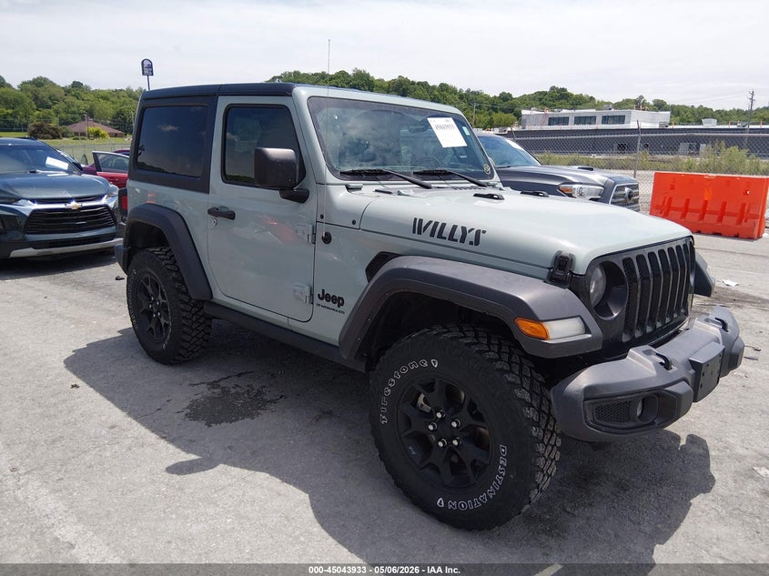 2023 Jeep Wrangler / VIN 1C4HJXAG4PW567131 IAAI salvage auction — LEFT SIDE, Salvage (Illinois), sold $13,200 on 2026-07-28 (photo 1)