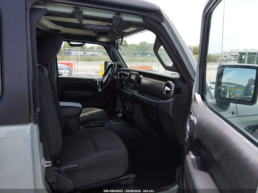 2023 Jeep Wrangler / VIN 1C4HJXAG4PW567131 IAAI salvage auction — LEFT SIDE, Salvage (Illinois), sold $13,200 on 2026-07-28 (photo 5)