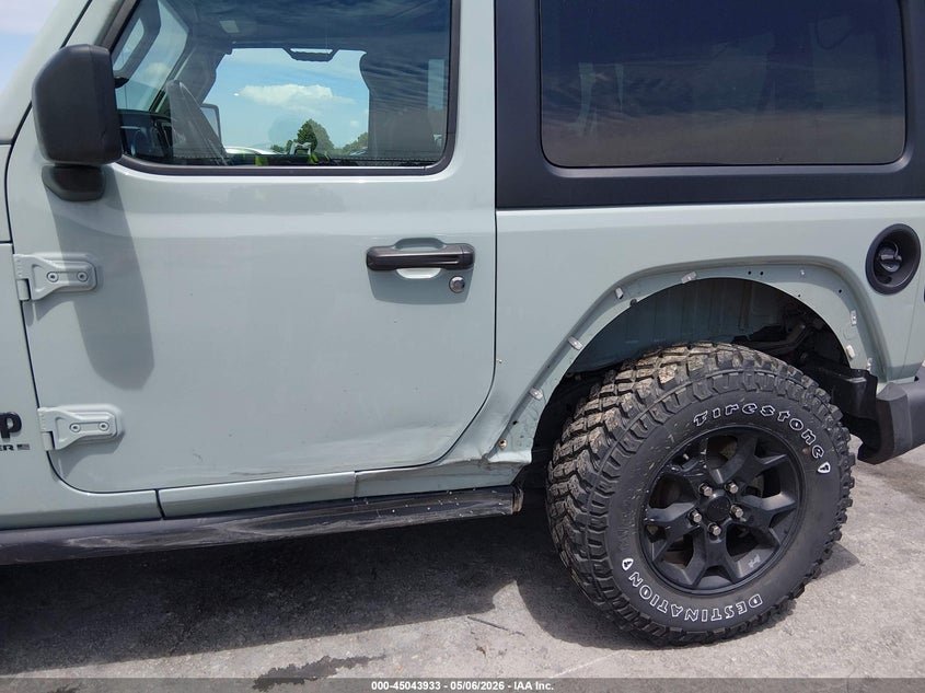 2023 Jeep Wrangler / VIN 1C4HJXAG4PW567131 IAAI salvage auction — LEFT SIDE, Salvage (Illinois), sold $13,200 on 2026-07-28 (photo 6)