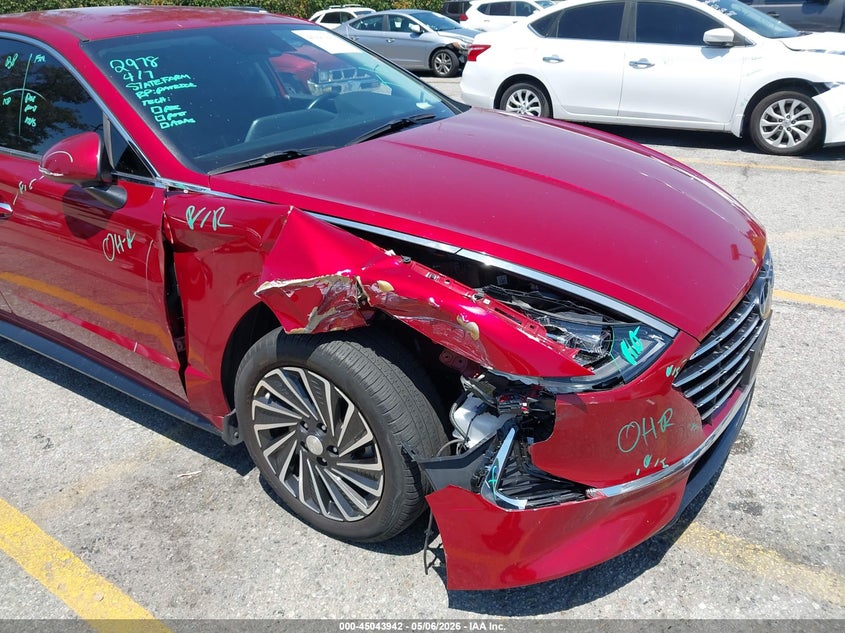 2023 Hyundai Sonata VIN KMHL34JJ9PA062869 IAAI salvage auction — RIGHT FRONT, Salvage (California), sold $6,100 on 2026-07-13 (photo 6)