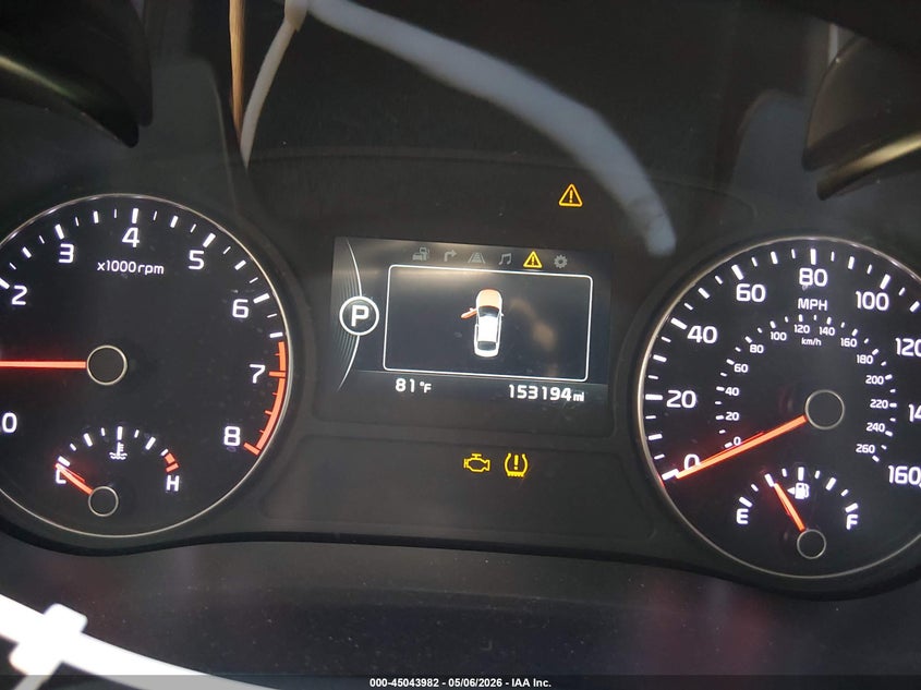2016 Kia Optima VIN 5XXGV4L29GG046682 IAAI salvage auction — NORMAL WEAR, Original (Texas), sold $1,750 on 2026-07-22 (photo 7)