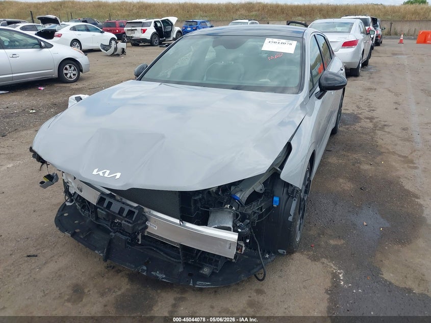 2025 Kia K5 VIN KNAG64J76S5318160 IAAI salvage auction — FRONT END, Salvage (California), sold $6,600 on 2026-07-08 (photo 2)