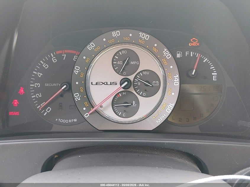 2002 Lexus Is 300 VIN JTHBD192820038066 IAAI salvage auction — REAR END, Clear (Hawaii), sold $550 on 2026-07-30 (photo 7)