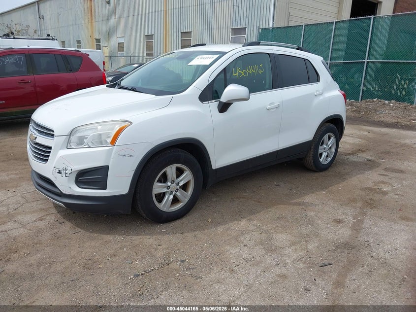 2016 Chevrolet Trax VIN KL7CJLSBXGB666045 IAAI salvage auction — RIGHT SIDE, Clear (Indiana), sold $1,950 on 2026-07-14 (photo 2)
