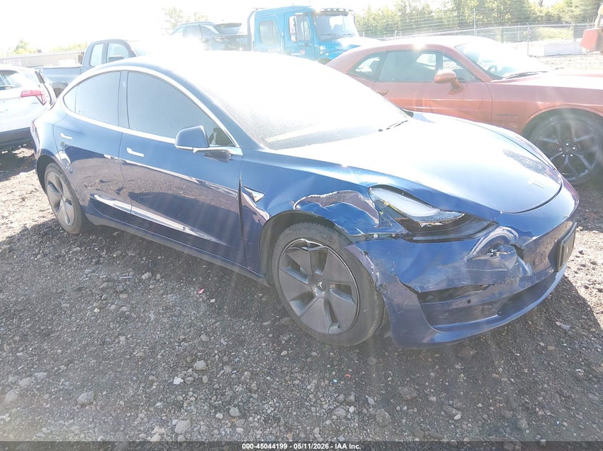 2018 Tesla Model 3 VIN 5YJ3E1EB4JF130879 IAAI salvage auction — FRONT END, Salvage (Ohio), sold $4,650 on 2026-07-08 (photo 1)